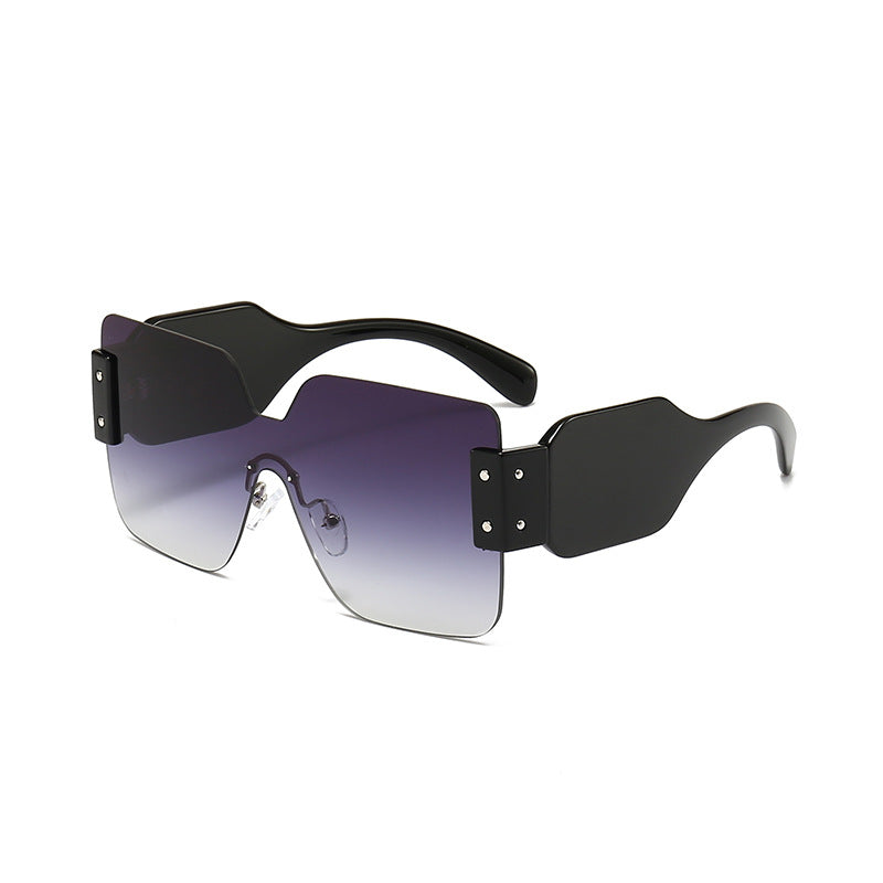 Wholesale PC Brown Large Frame Women's Sunglasses